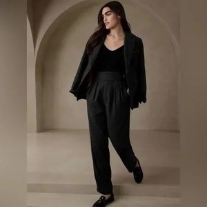 NWOT Banana Republic wool herringbone seafarer pants